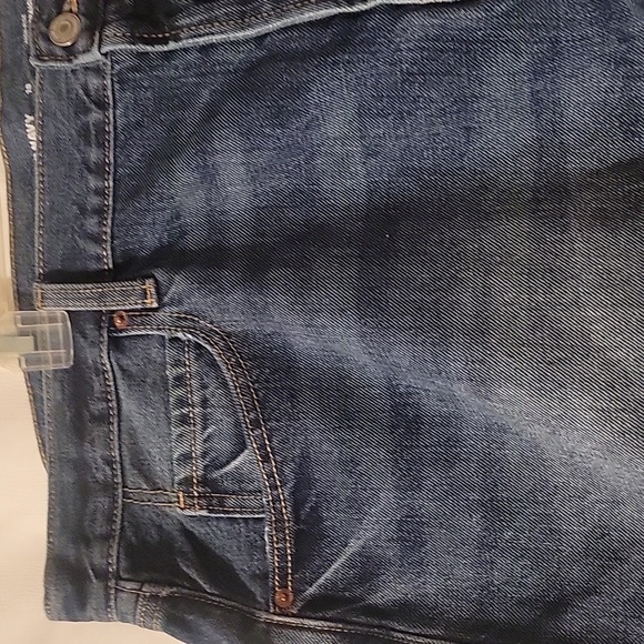 Women High-Rise Button-Fly Slouchy Straight Jean Shorts, Size: 18, NWT - Picture 4 of 8